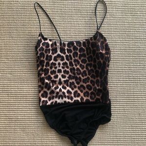 Cheetah Print Body Suit